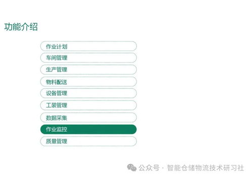 智能工厂mes系统总体解决方案